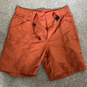 Orange Uniqlo shorts